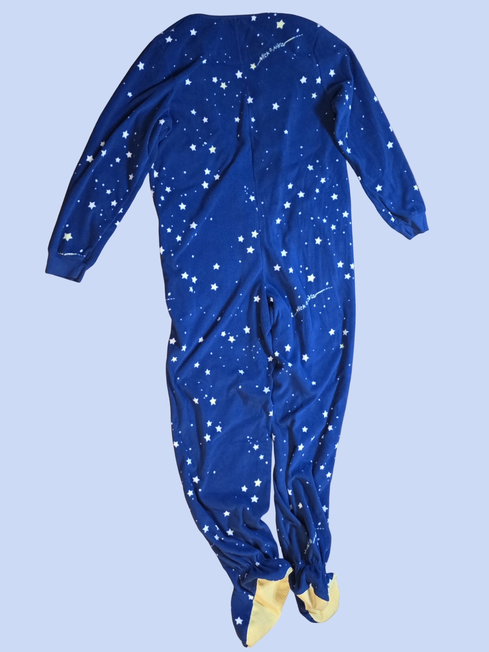 Nick & Nora Starry Nights Blue Navy One Piece Pajamas - Picture 2 of 10
